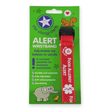 Food Allergy Alert Wristband