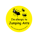 I'm allergic to Jumping Ants - badge