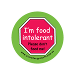 I'm Food Intolerant - sticker