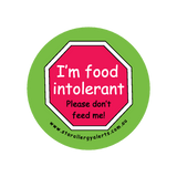 I'm Food Intolerant - sticker