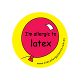 I'm allergic to Latex - badge