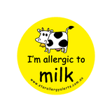 I'm allergic to Milk - badge