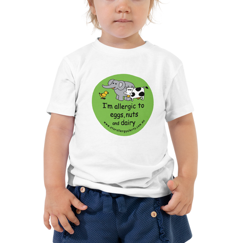 I'm allergic to eggs nuts and dairy Toddler T-Shirt