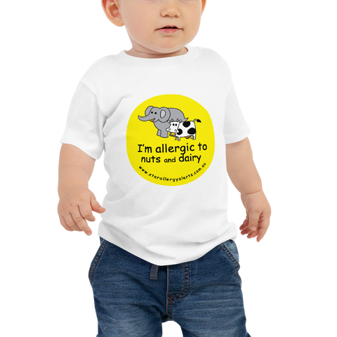 I'm Allergic To Nuts And Dairy Baby T-Shirt