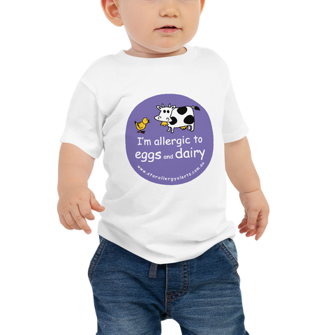 I'm Allergic to Eggs and Dairy Baby T-Shirt