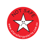 Safe-Not Safe Pantry stickers