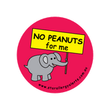 No Peanuts for me - badge