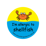 I'm allergic to Shellfish - badge