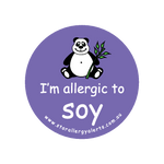 I'm allergic to Soy - badge